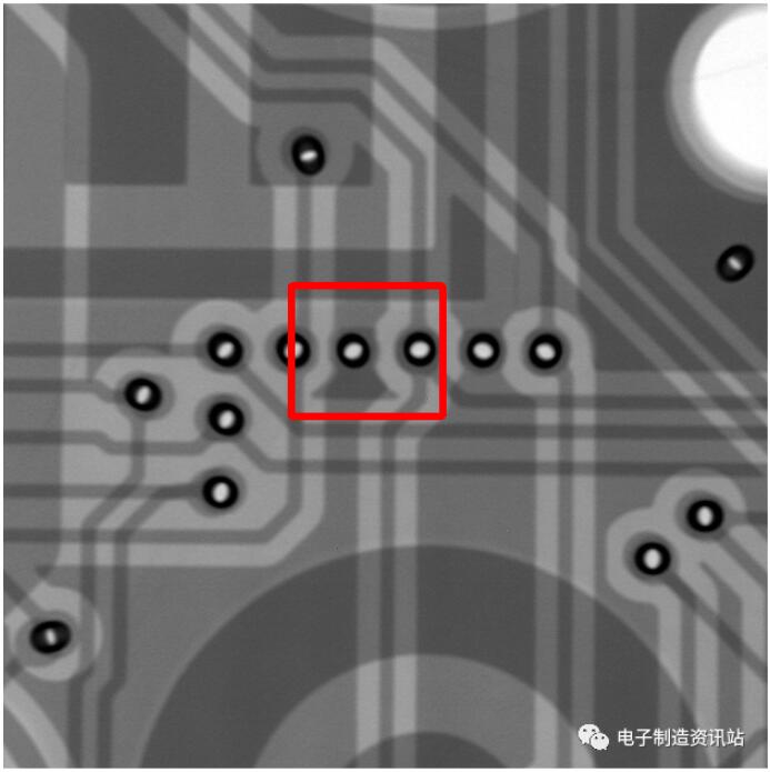 严重失效PCB X-ray照片