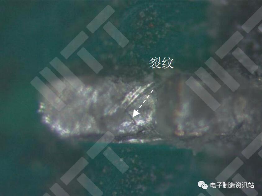 NG IC引脚表面外观检查照片
