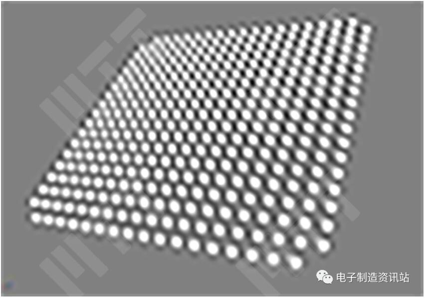 NG处理器CPU焊点三维图片