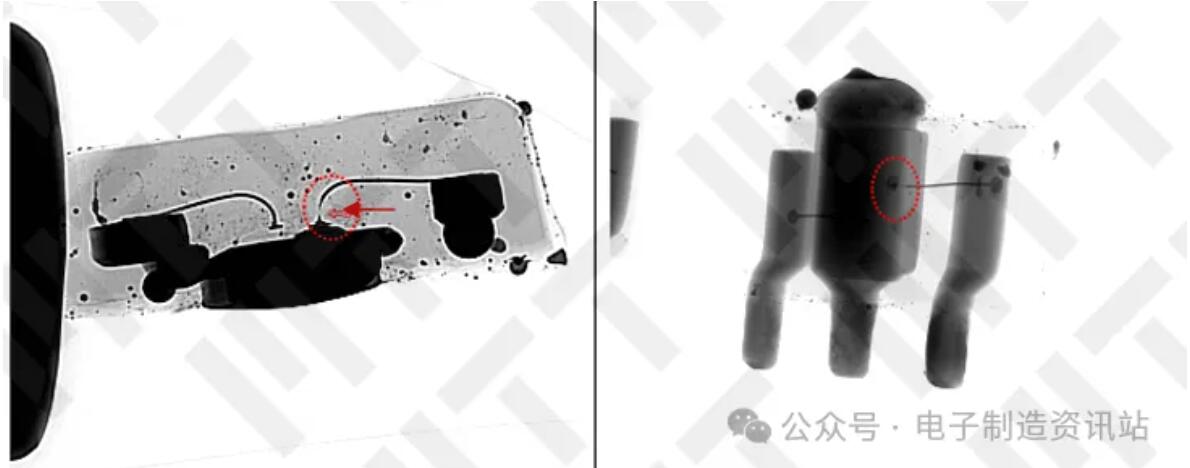 NG三极管 无损透视图